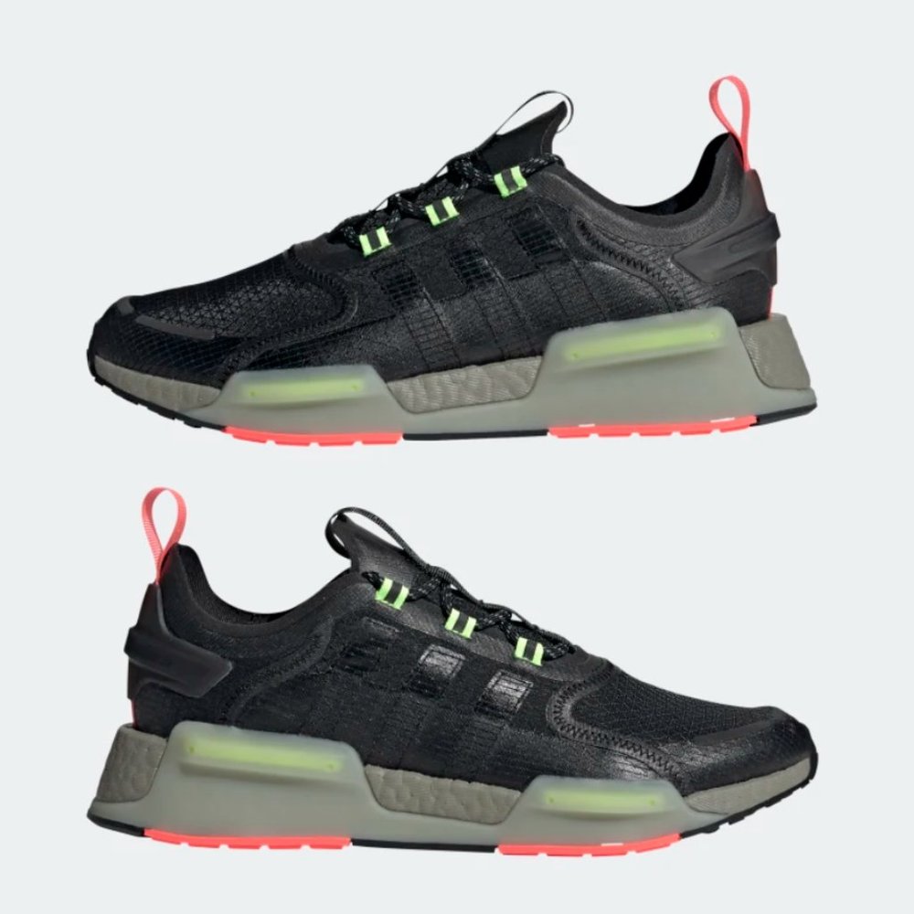 NIB ADIDAS NMD_V3 SHOE Sneaker GW3064 NMD V3 Black Green M 11 MP: $160